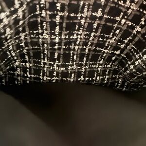 Elegant Black and White Crossbody Bag